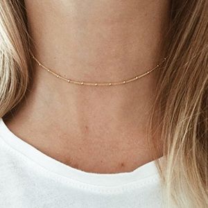 Gold Satellite Choker